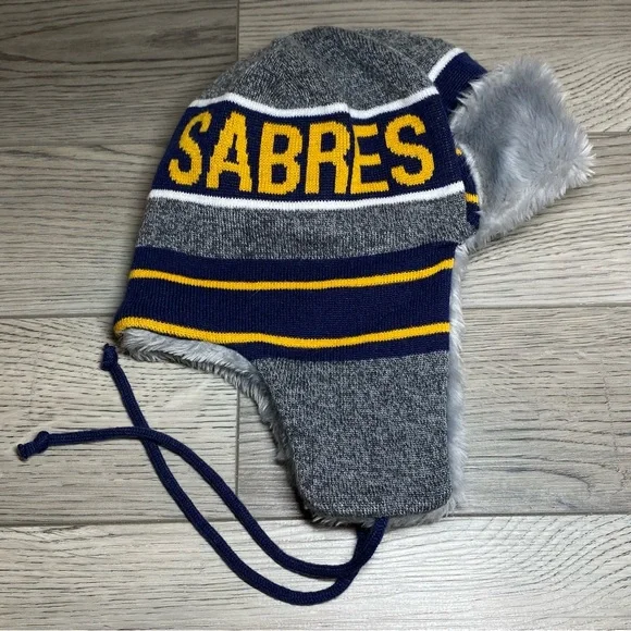 2 Buffalo Sabres NHL New Era Winter Hats Adult One Size Beanie Caps - Two Set - Picture 5 of 12